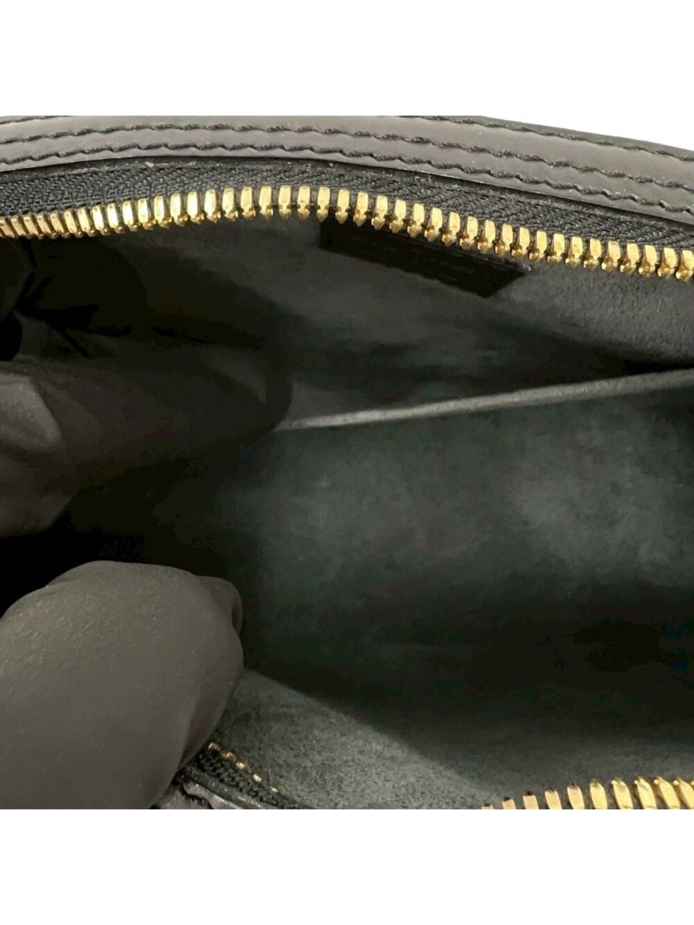 Louis Vuitton Vintage Jasmine Epi Leather Boston Bag Noir - Picture 10 of 10